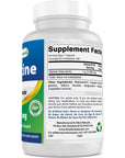 Best Naturals Glycine Supplement 1000 Mg for Energy Production, 180Count