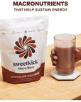 Sweetkick Protein Powder with Prebiotic Fiber Powder 2 Pack