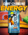 G Fuel Soda Ice Candy Flavored Energy Drink  Inspired by Naruto Shippuden 16 oz can 12pack case