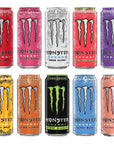 Monster Energy Sampler Pack Super Drink 10 Flavor Variety Pack  16 Fl Oz Cans 10 Pack by Gsuila 160 fluid_ounces