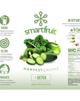 Smartfruit Harvest Greens  Detox 100 Real Fruit Purée NonGMO No Additives Vegan  48 Fl Oz