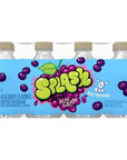 Splash Blast, Acai Grape Flavored Water, with Electrolytes - 8 Fl Oz, 12 Pack