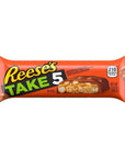 REESE'S TAKE 5 Pretzel, Peanut and Chocolate Candy Bars, 1.5 oz (18 Count)