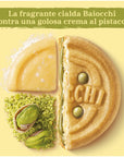 Mulino Bianco Biscuits Pistachio Cream Filled 168g