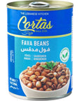 Cortas  Fava Beans 14oz 6 PACK RTE Cooked Foul Medammas Original Plain