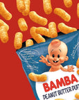 Bamba Peanut Snacks for the Whole Family - All Natural Peanut Puffs 2 Family Packs (Pack of 16 x 0.7oz Bags) - Peanut Butter Puffs made with 50% peanuts