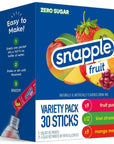 Snapple Powder Drink Mix Variety Pack - 30 Powder Sticks