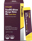 FromBIO African Mango Water Mix Lemon Flavor 14 Sticks Irvingia Gabonesis Seed Extract 300mg SugarFree Korean Drink Flavoring Packets for Wellness  Beauty Marine Collagen Peptides