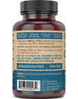 DEVA Vegan Omega-3 DHA Supplement - Once-Per-Day Softgel 200 MG - Carrageenan Free - Gelatin Free - Non-Fish - Algae Oil - Omega-3 Fatty Acids - 90 Softgels