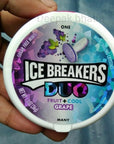 Ice Breakers Duo Fruit Plus Cool Grape Sugar Free Breath Mints Mint Candy  Pack of 2