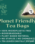 Tropical Paradise Mango Strawberry Papaya Black  Green Tea Pyramid Sachet Tea Bags Caffeinated Hot  Iced Tea  16 Cups  The Spice Hut First Sip Of Tea