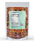 Unpretentious Unicorn Rainbow Sprinkles, 1.5 lbs., Rainbow Jimmies, Gluten-Free, Clear Resealable Bag