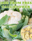 EAPC Cauliflower Chips, Crunchy Cauliflower Bites Snacks, Healthy Cauliflower Crisps Veggie Snacks for Adults Kids, Plant-Based Made of Fresh Cauliflower, Sea Salt Flavor, 150g/5.3oz (Pack of 1)