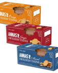 Annas Ginger Thins Swedish Variety Pack Original Orange and Almond