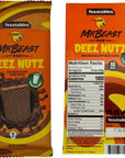 Feastables Mr Beast Chocolate Bars  NEW Deez Nuts Peanut Butter Milk Chocolate Original Dark Milk Chocolate Sea Salt and Almond Chocolate Bars 5 Pack