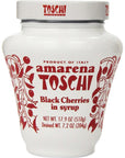 Amarena Toschi Italian Black Cherries in Syrup 179 Oz