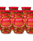 Mezzetta Sliced Hot Cherry Peppers  Gluten Free Keto Kosher  16 Fluid Ounce Jar Pack of 6