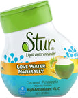 STUR Coconut Water Pineapple Drink Mix 162 OZ