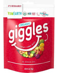 YUMEARTH Organic Giggles Chewy Candy Red Bag  5 Oz