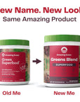 Amazing Grass Greens Blend Superfood: Super Greens Powder Smoothie Mix with Organic Spirulina, Chlorella, Beet Root Powder, Digestive Enzymes & Probiotics, Berry, 60 Servings (Packaging May Vary)