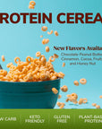 BariWise Protein Cereal Variety Pack Low Sugar Gluten Free Keto Friendly  Low Carb 7ct