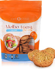 Low Carb Melba Toast  Sea Salt Flavor For Dips Spreads Soups Salads  More  4oz