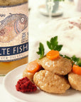 Kedem Tilapia Gefilte Fish 24oz 2 Pack All Natural Gluten Free Kosher for Passover