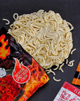 Fire Bull Ramen Intense Spicy StirFried Ramen  Authentic Korean Heat Meets Flavorful Delight  Thick Chewy Noodles  Quick  Easy Meal 4 Pouches