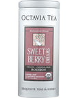 Octavia Tea Sweet Berry Dreams Organic CaffeineFree Red TeaRooibos Loose Tea 265 Ounce Tin