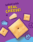 Annie's Organic White Cheddar Squares Baked Snack Crackers, Baked with Real Cheese, 7.5 oz.