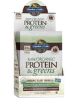 Garden of Life Raw Organic Protein & Greens Chocolate - Vegan Protein Powder for Women and Men, Plant and Pea Proteins, Greens & Probiotics - Gluten Free Low Carb Shake Made Without Dairy, 10ct Tray