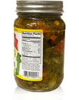 SOUTHSIDE SMITTIS  ITALIAN STYLE GIARDINIERA  MEDIUM  16 oz  Best Chicago Style Giardiniera Peppers  Original Southside Recipe