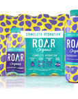 ROAR Complete Hydration Organic  Electrolyte Drinks Loaded with Vitamins C B5 B12  NonGMO GlutenFree  Blackberry Lemonade  12 pc