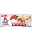 Atkins Strawberry Shortcake Protein Meal Bar High Fiber 1g Sugar 3g Net Carb Meal Replacement Keto Friendly 30 Count