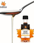 Biodélices 100 Pure Organic Maple Syrup  Premium Grade A  Quebecs Finest in Elegant Maple Leaf Bottle 169 Fl Oz Pack of 1