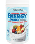 NaturesPlus Energy Shake - 1.7 lb - 16 Grams of Plant-Based Protein Per Serving