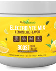 Electrolyte Powder - Refreshing Workout Recovery Electrolytes, Sugar Free, Gluten Free & Vegan, Pure Keto & Paleo Hydration Beverage, Immune Boosting Vitamins (198 Grams, Lemon Lime)