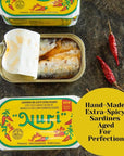 NURI Portuguese Sardines Collection 12 Pack Variety Including Pate by Seafood Aficionado