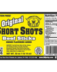 Buffalo Bills Original Short Shots 105120 mildly flavored sticks per 30oz bag  each is 35