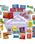 Chips Variety Pack 50 Count  Snacks Sampler Care Packages for College Students Kids Adults  Individually Wrapped School or Office Snacks with Chips Cookies Candy  Snack Packs from The LakeHouse