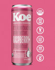 Koe Organic Kombucha Cans Raspberry Dragonfruit 12 oz Aluminum Cans Pack of 12  Sparkling Fruit Drinks With Live Probiotics and Vitamin C