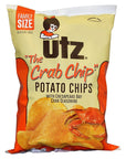 Utz Potato Chips The Crab Chip 95 oz Bag