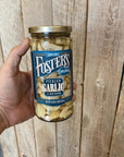 Fosters Pickled Garlic Cloves Original 16oz 2 Pack Pickled Garlic in a Jar with Red Pepper  Traditional Pickled Vegetable Recipe for 30 years  Gluten Free Fat Free NO Preservatives