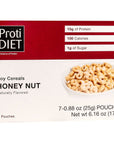 ProtiDiet High Protein Honey Nut Soy Cereal 15g Protein Low Calorie Low Sugar Low Fat No Gluten Ingredients KETO Diet Friendly Ideal Protein Compatible 7 ServingsBox