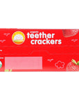 Happy Baby Organic Strawberry & Beet Teether Crackers 12 Count, 1.7 OZ