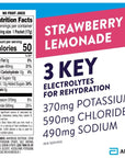 Pedialyte Electrolyte Powder Packets, Strawberry Lemonade, Hydration Drink, 100 Single-Serving Powder Packets