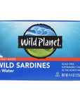 Wild Planet Wild Sardines in Water 4375 Ounce  12 per case