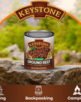 Keystone All Natural Ground Beef 28 Ounce Long Term Emergency Survival Food Canned Meat  Fully Cooked Ready to Eat  Gluten Free Family Pack of 6