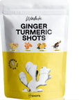 Vitalute Ginger Turmeric Powder - Ginger Turmeric Supplement Fortified with Orange, Curcumin, Vitamin C, Vitamin D, Zinc. 100g/100 Shots of Ginger Juice, Turmeric Juice for Joint, Gut, Keto, Immunity