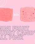 Freeze Dried Candy 11 oz Mini Bursts All Pink Flavour Punch Fruit Strawberry AllPinks Treat Snack Deliciously Crunchy Intense Gift Resealable Bag TikTok Trends Lightweight FreezeDried Hard Candies